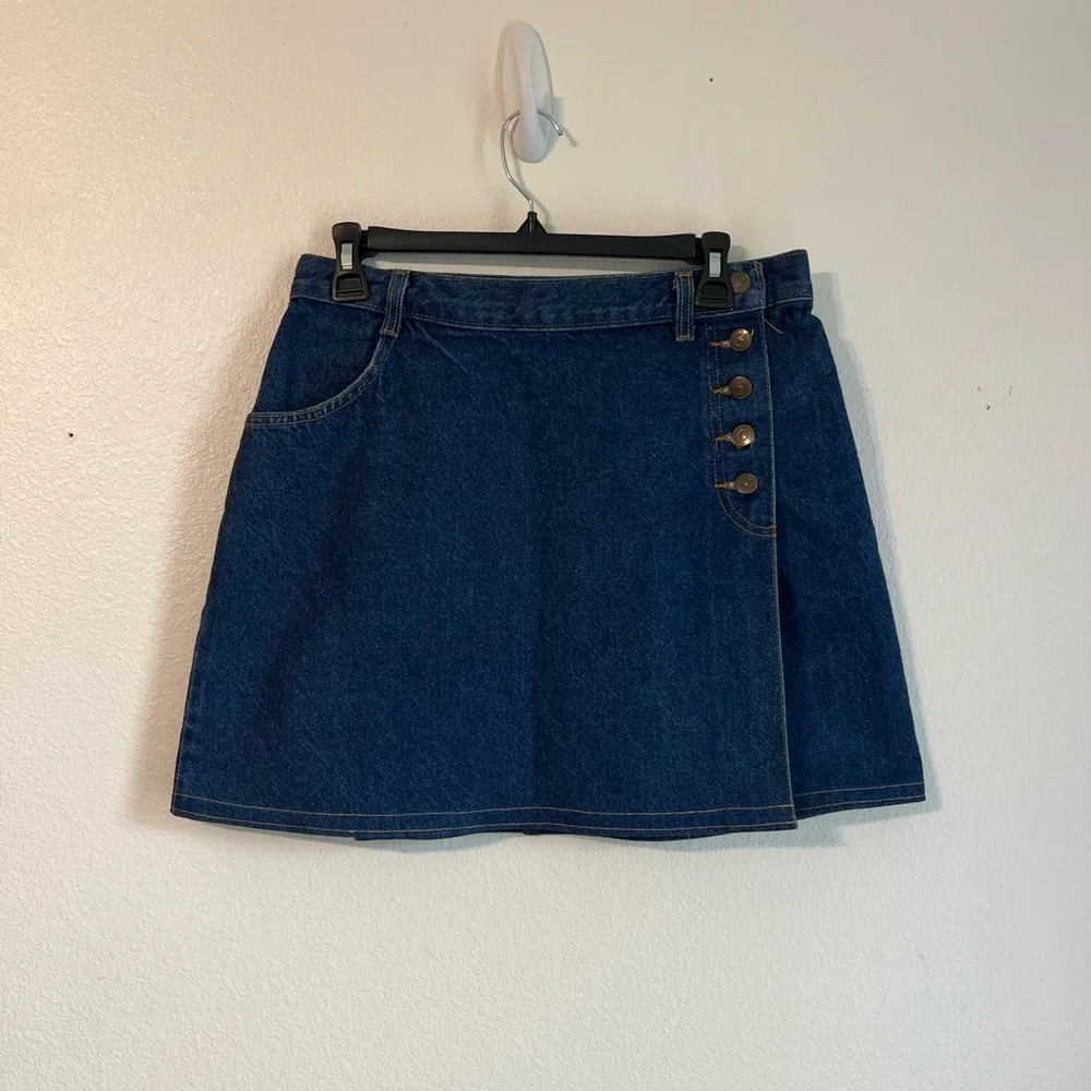 American Vintage Dark Blue Mini Skirt - Picture 1 of 4